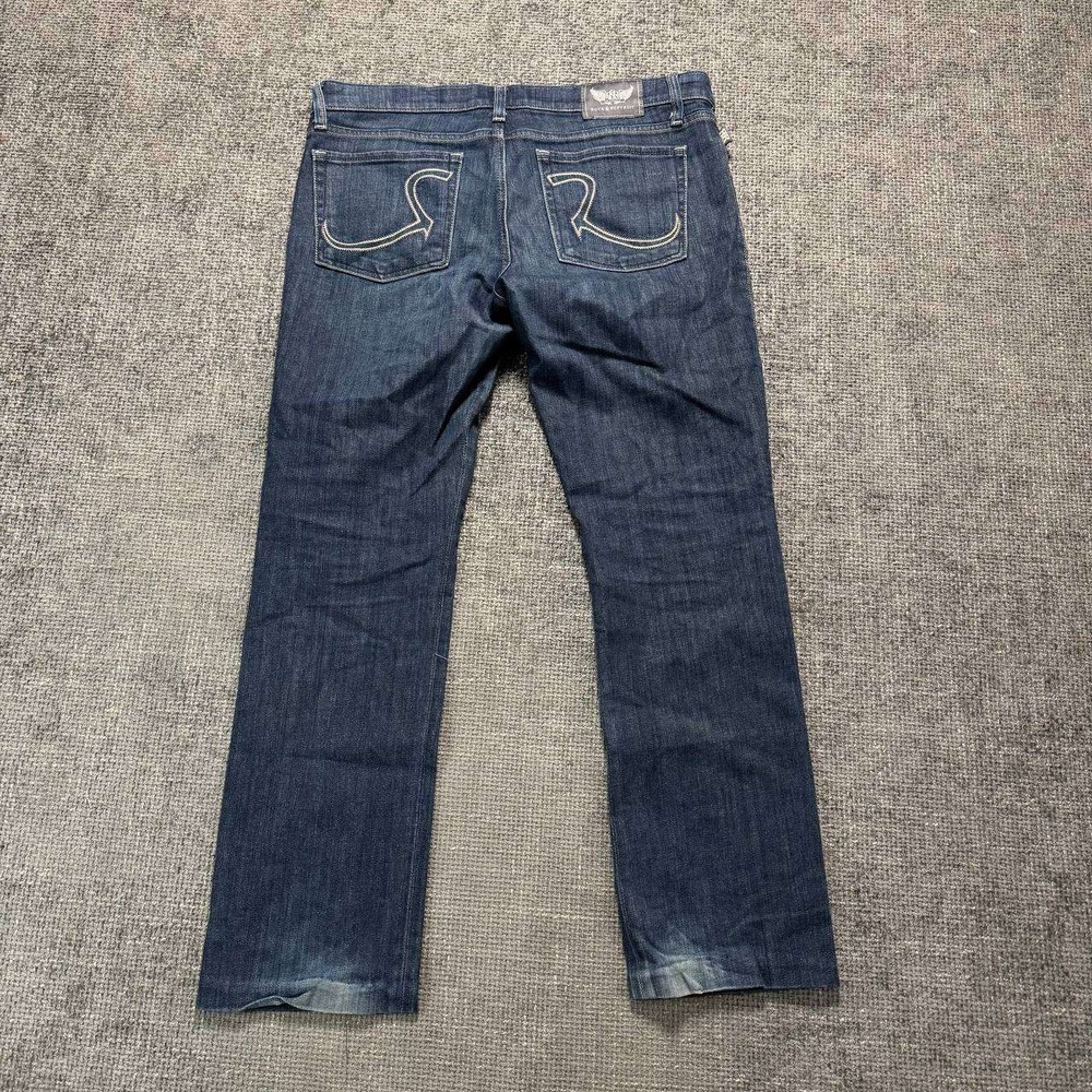 Rock & Republic Stella Jeans Mens 36x30 Blue Straight Leg Y2K Indigo STL0250